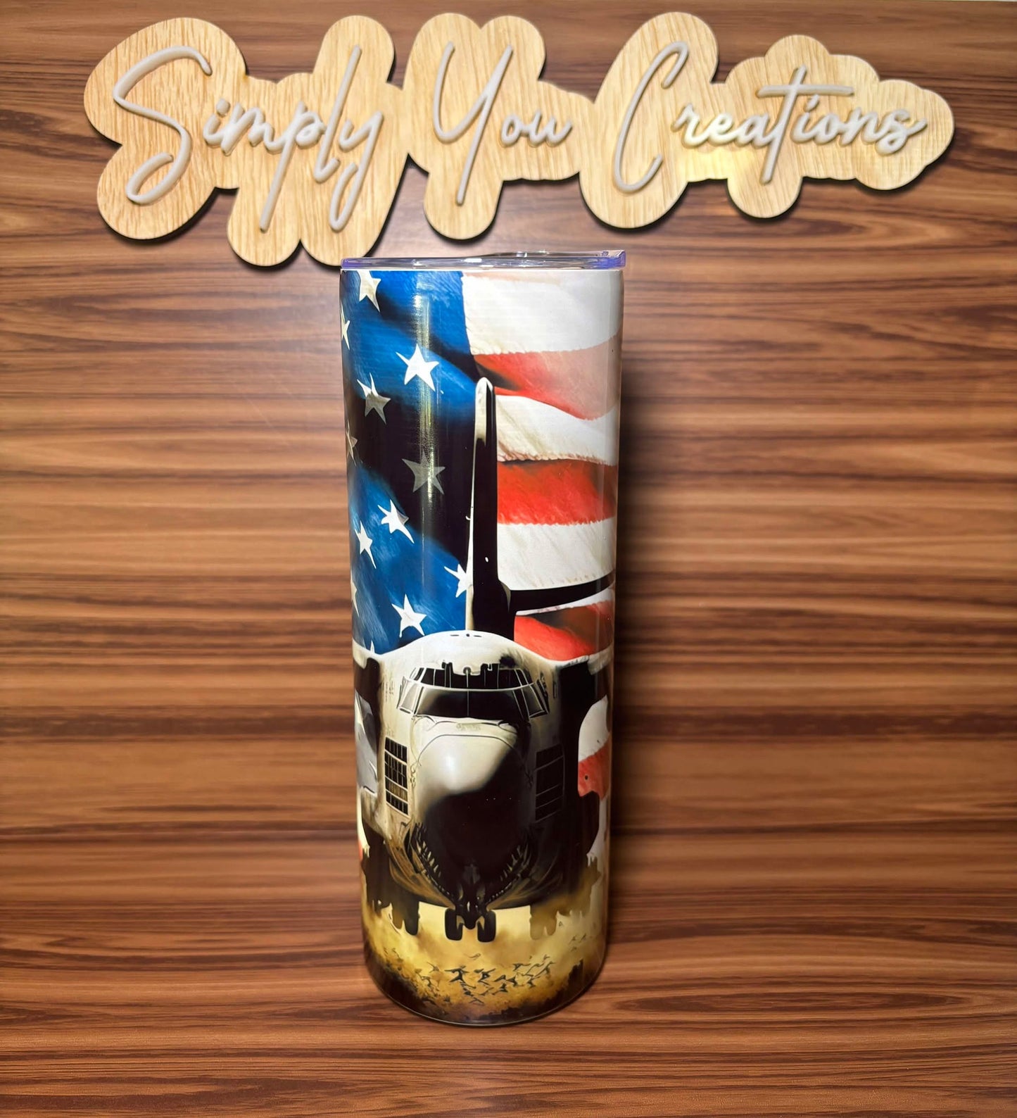 20 oz Tumbler- Air Force