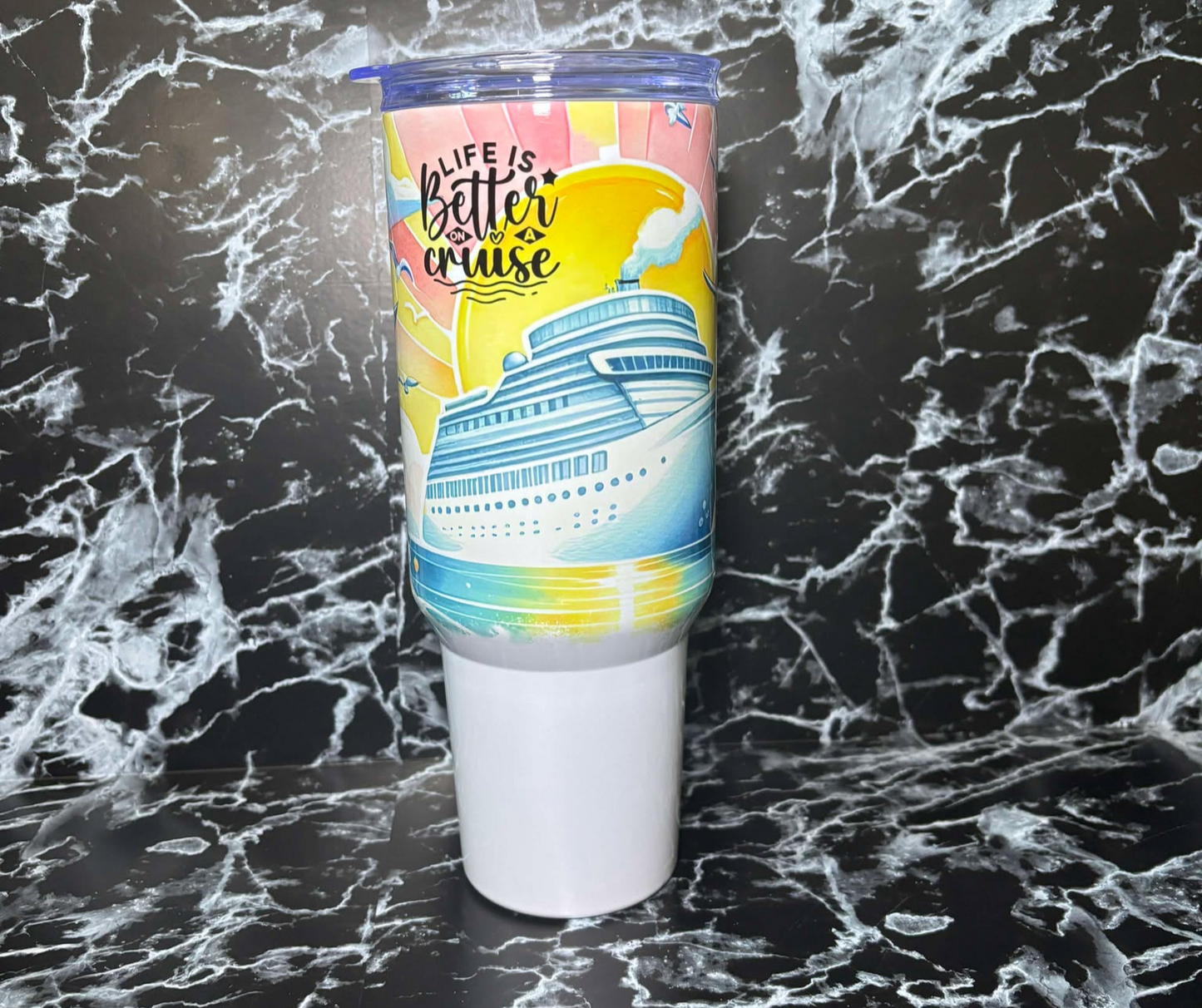 40 oz Tumbler- Life is better on a cruise