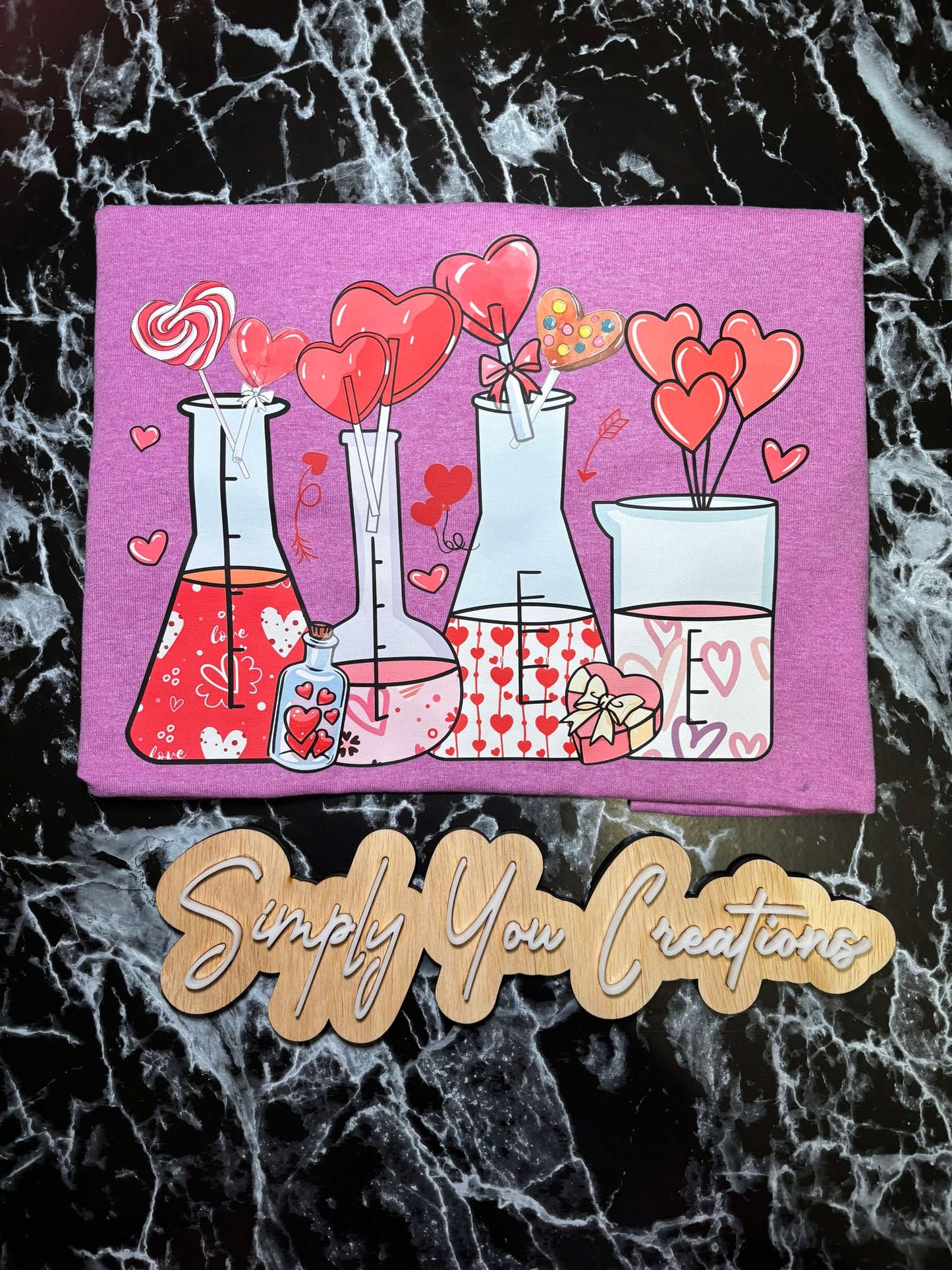 T Shirt- "Love Chemistry" Valentine's T-Shirt