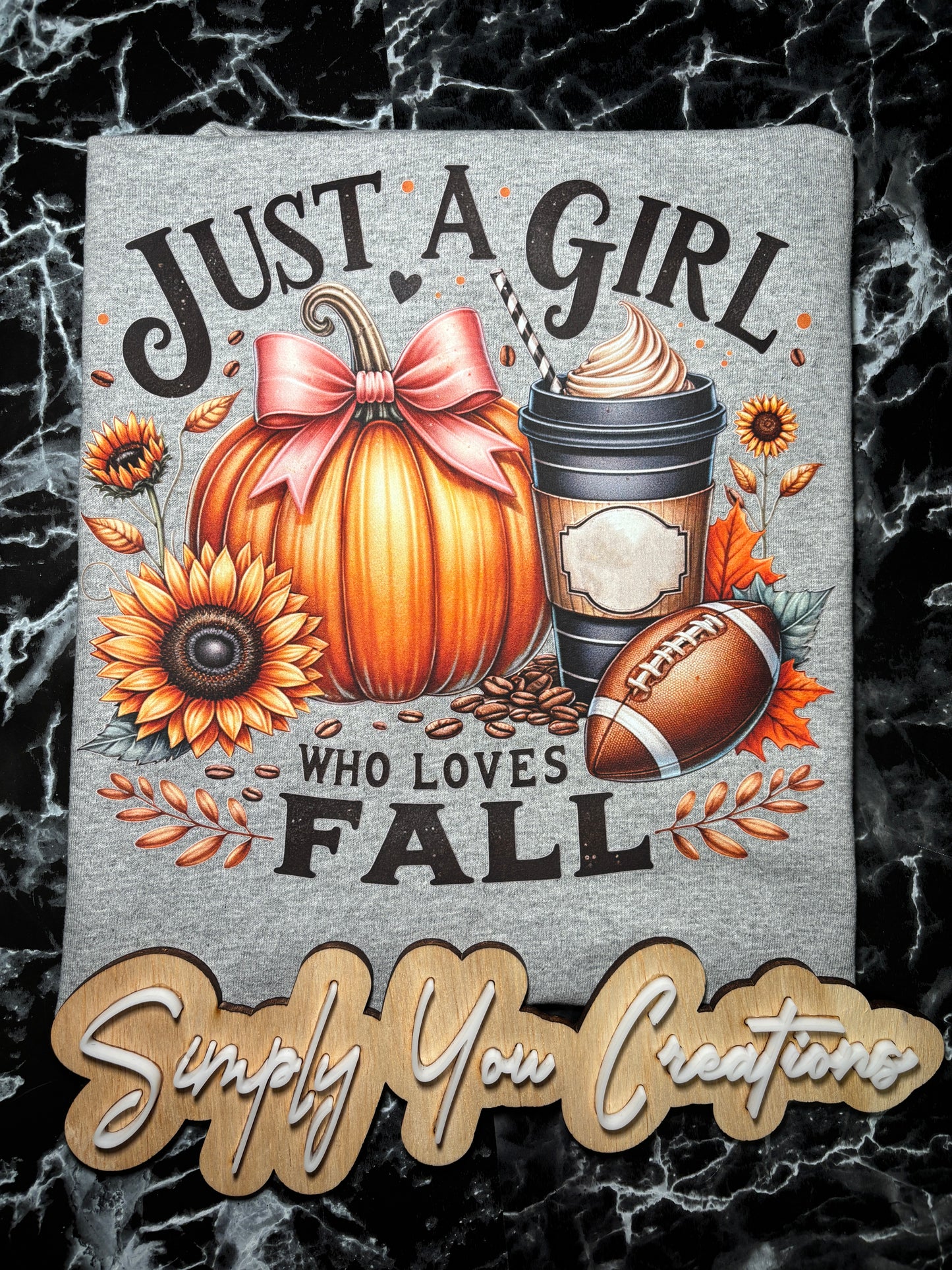 T Shirt- Just a Girl who loves fall