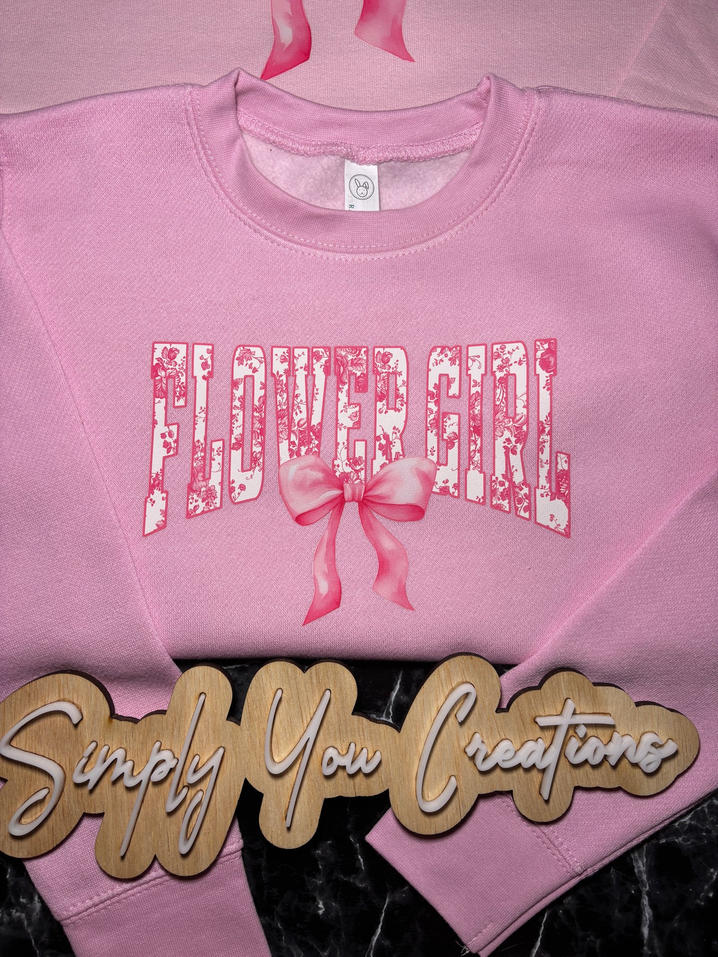 Sweatshirt- Flower Girl