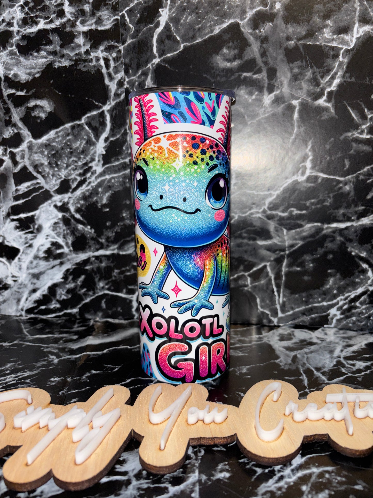 20oz Tumbler- Axolotl