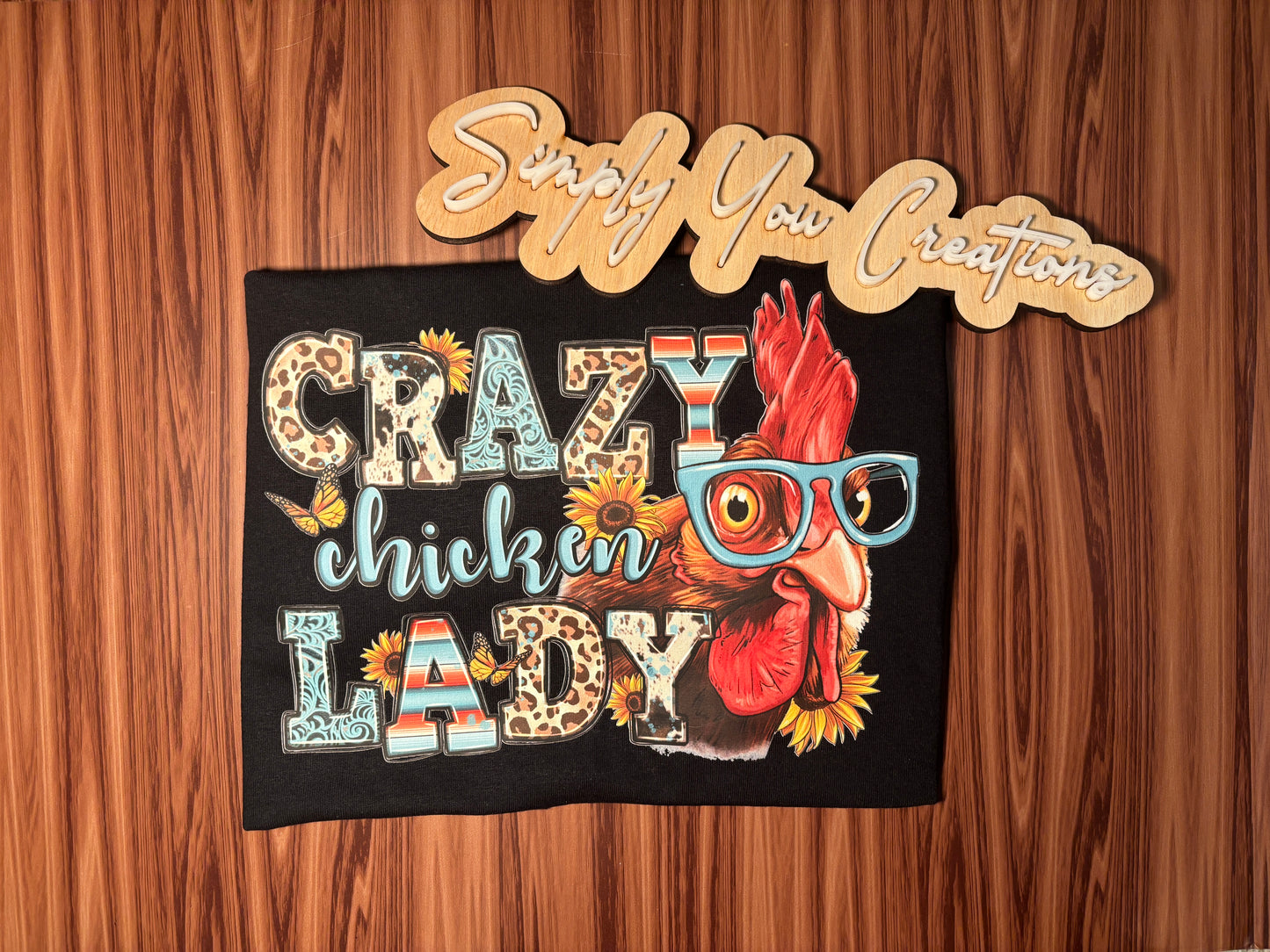 T Shirt - Crazy Chicken Lady