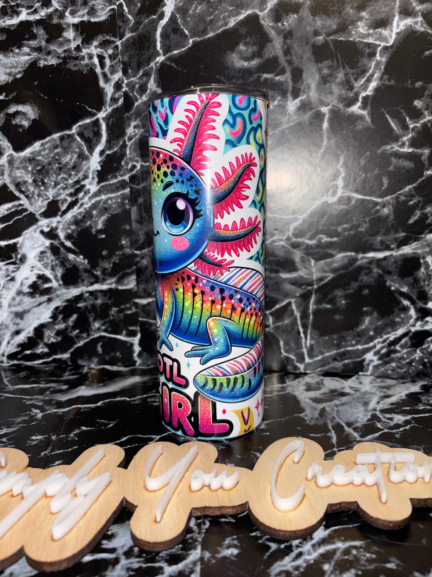 20oz Tumbler- Axolotl