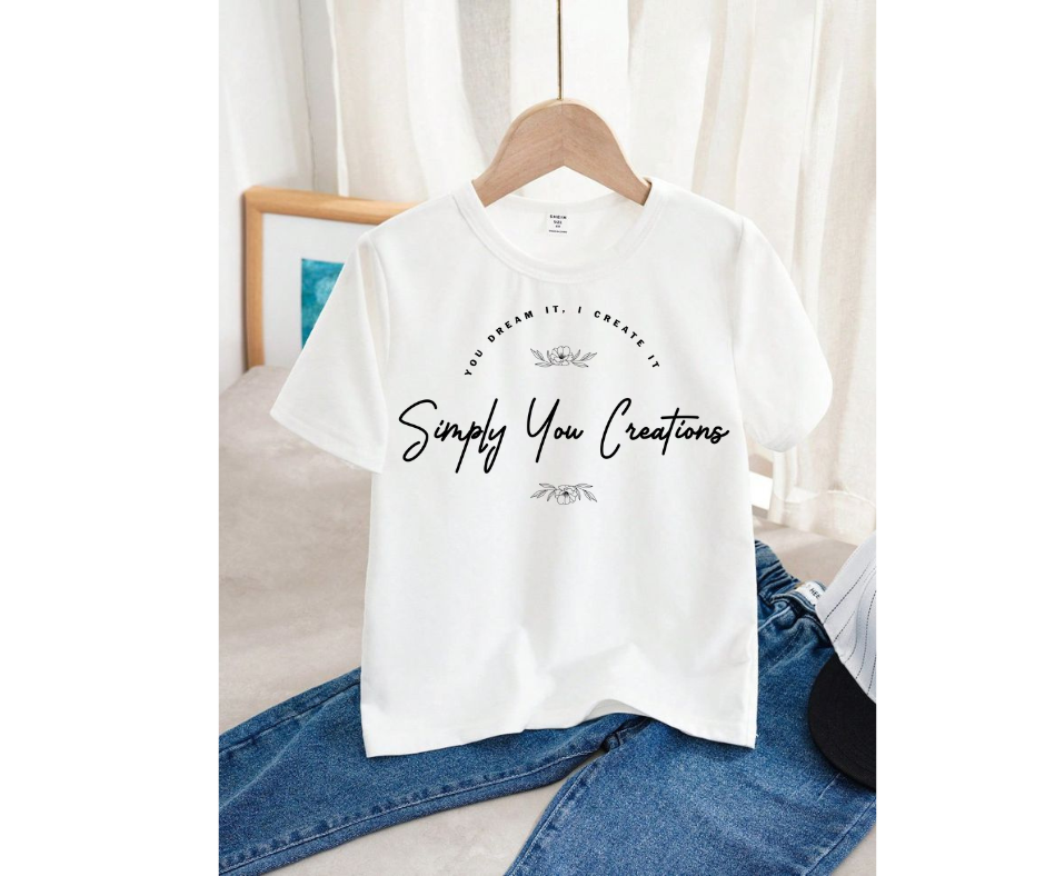 Design Your Own T Shirt- Front Only (Youth Sizes)