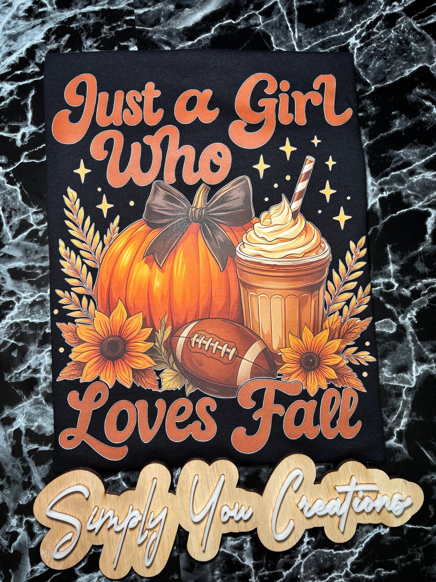 T Shirt- Just a Girl who loves fall