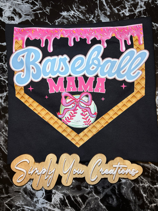 T Shirt- Baseball Mama