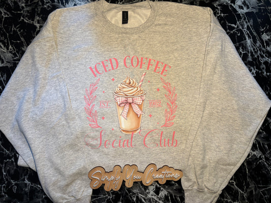 Sweatshirt- ICED COFFEE