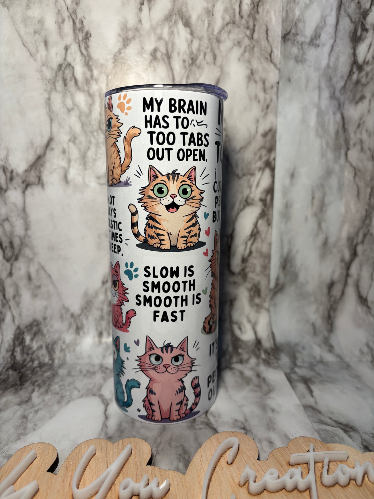 20oz Tumbler - Cats