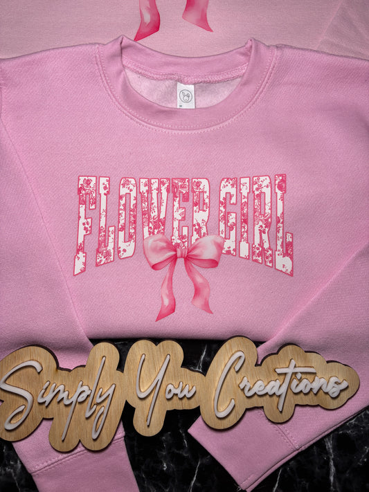 Sweatshirt- Flower Girl