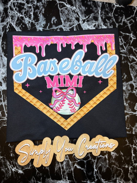 T Shirt- Baseball Mimi