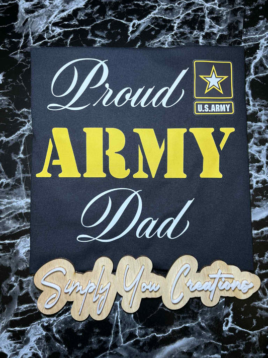 T Shirt- Proud Army Dad